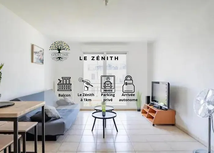 Le Zénith - GOLDEN TREE - Parking privé&WIFI - 5 min Zénith de Strasbourg